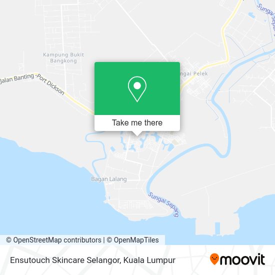 Peta Ensutouch Skincare Selangor
