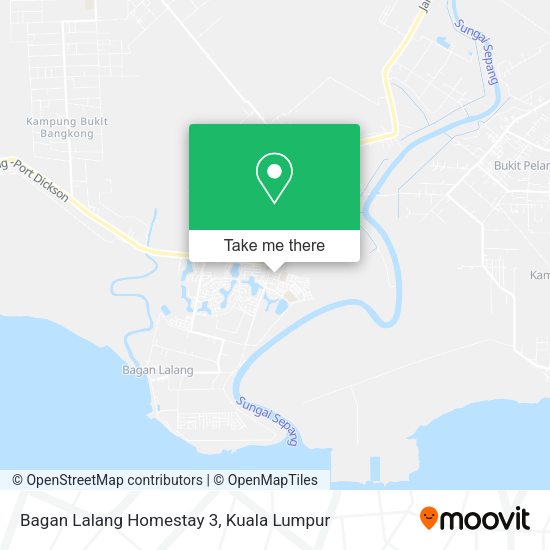 Bagan Lalang Homestay 3 map