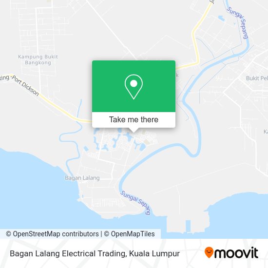 Bagan Lalang Electrical Trading map