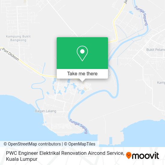 PWC Engineer Elektrikal Renovation Aircond Service map