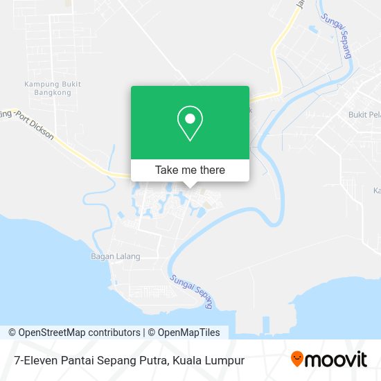 Peta 7-Eleven Pantai Sepang Putra