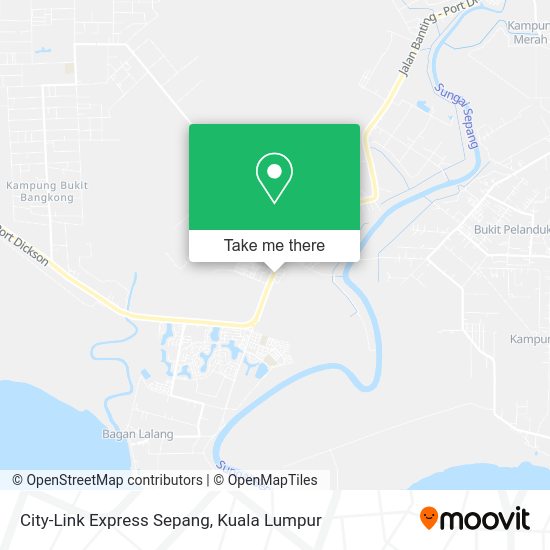 City-Link Express Sepang map