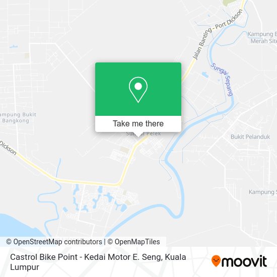 Peta Castrol Bike Point - Kedai Motor E. Seng