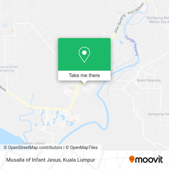 Musalla of Infant Jesus map