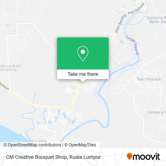 CM Creative Bouquet Shop map