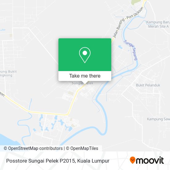 Posstore Sungai Pelek P2015 map