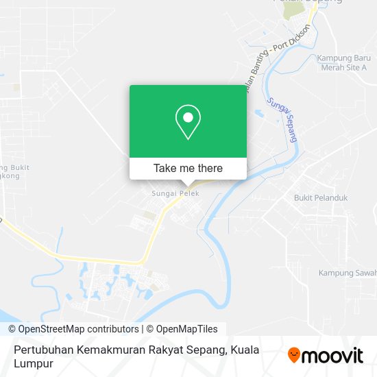Pertubuhan Kemakmuran Rakyat Sepang map