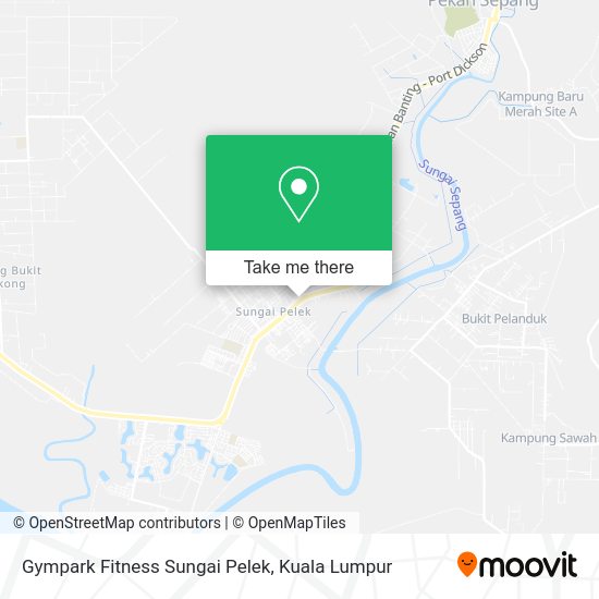 Peta Gympark Fitness Sungai Pelek