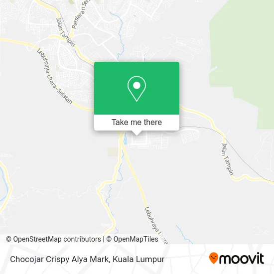 Chocojar Crispy Alya Mark map