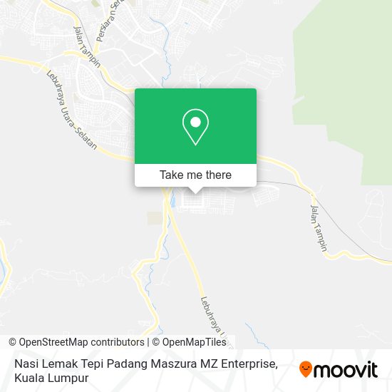 Nasi Lemak Tepi Padang Maszura MZ Enterprise map