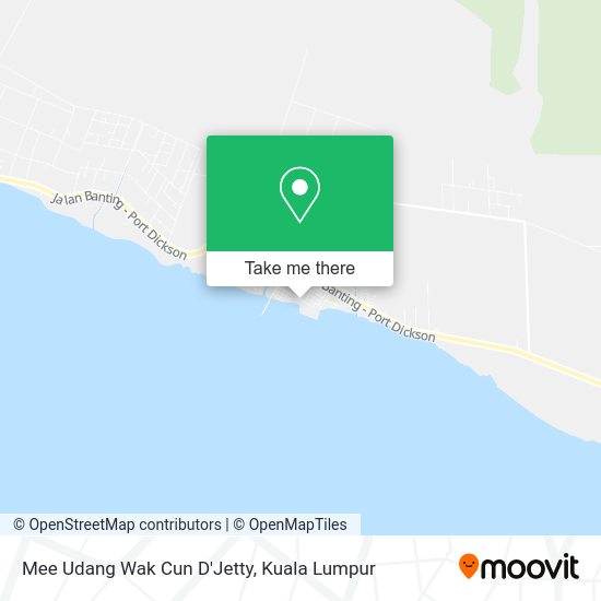 Peta Mee Udang Wak Cun D'Jetty