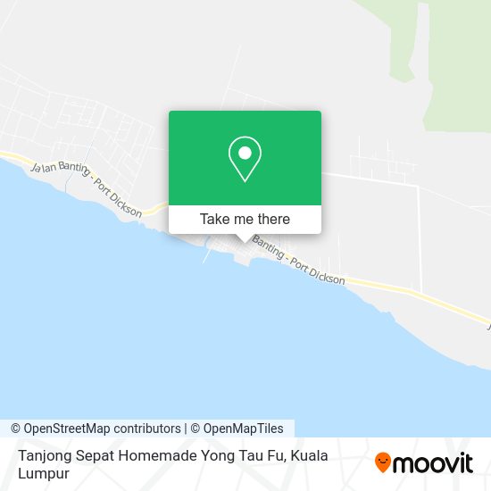 Peta Tanjong Sepat Homemade Yong Tau Fu