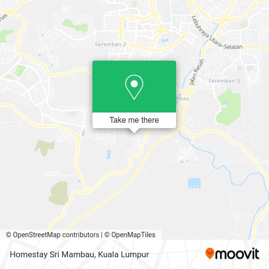 Peta Homestay Sri Mambau