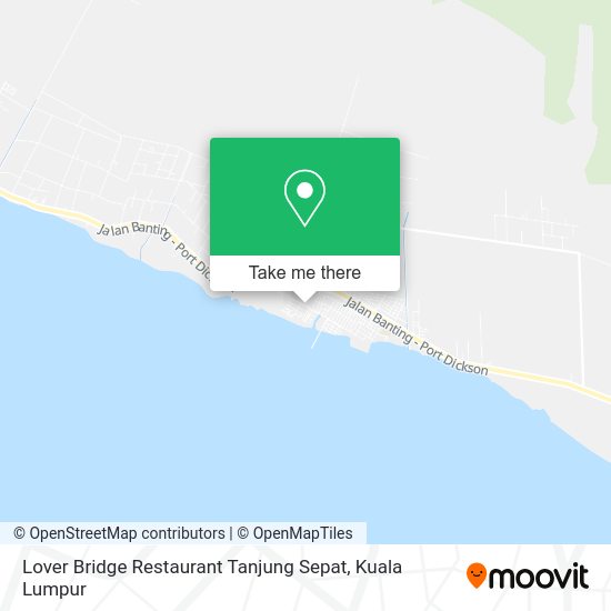 Lover Bridge Restaurant Tanjung Sepat map