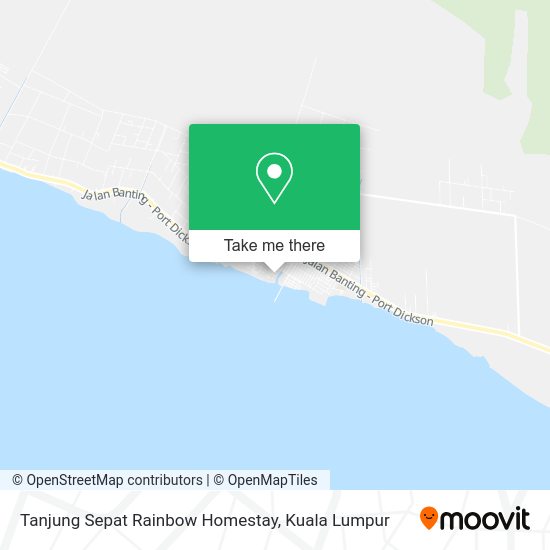 Tanjung Sepat Rainbow Homestay map