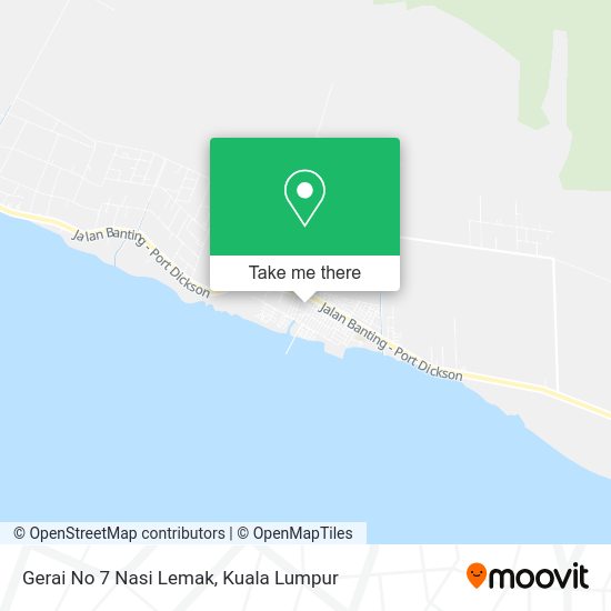 Gerai No 7 Nasi Lemak map