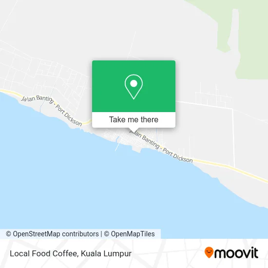 Local Food Coffee map