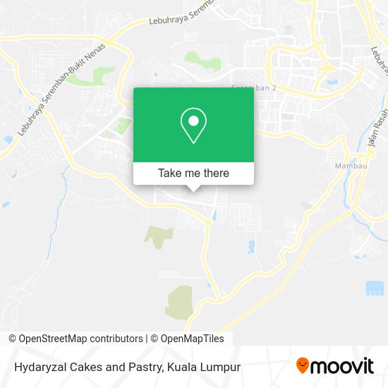 Hydaryzal Cakes and Pastry map