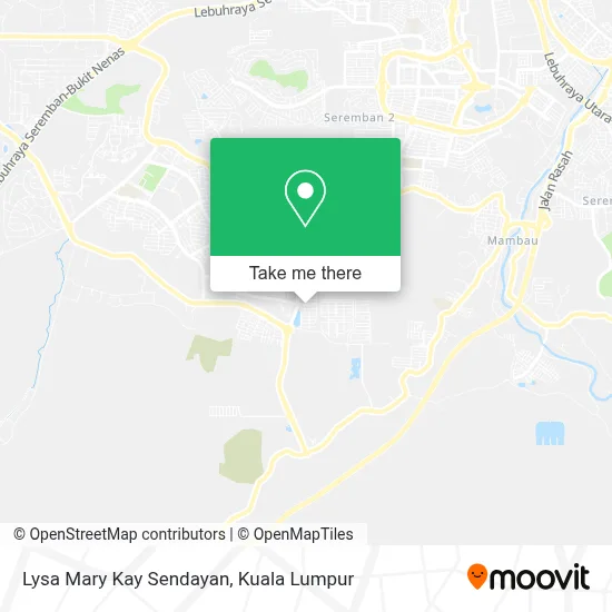 Lysa Mary Kay Sendayan map