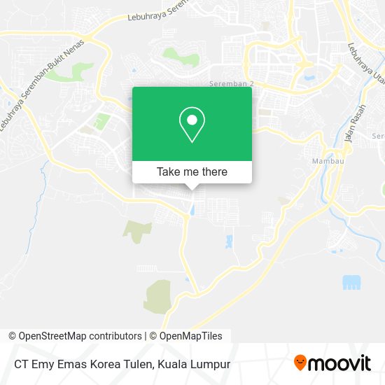CT Emy Emas Korea Tulen map