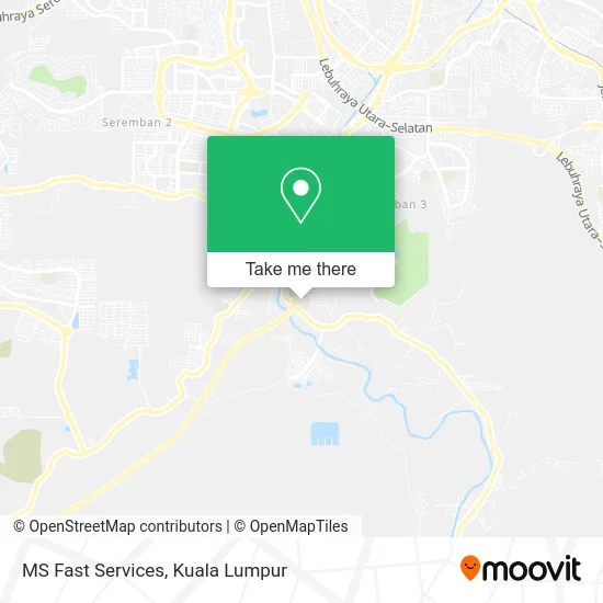 MS Fast Services map