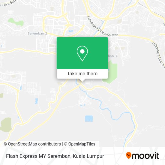 Flash Express MY Seremban map