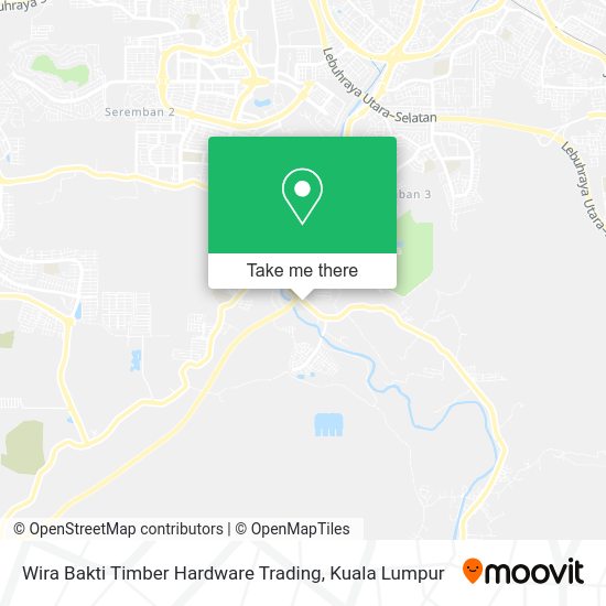 Peta Wira Bakti Timber Hardware Trading