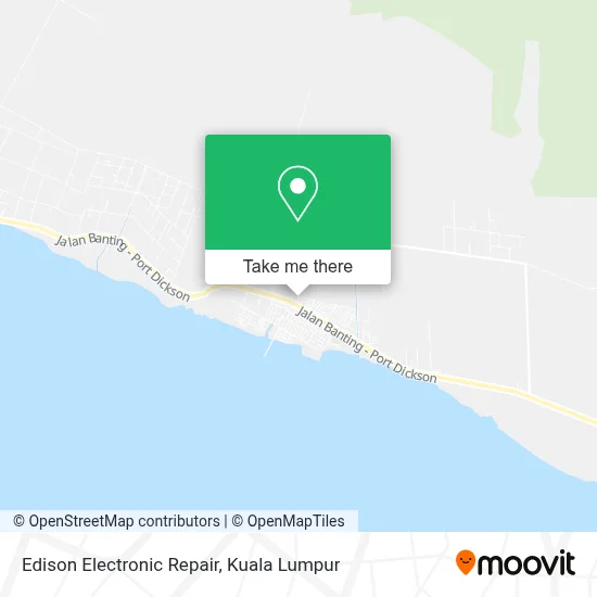 Edison Electronic Repair map