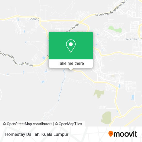 Peta Homestay Dalilah