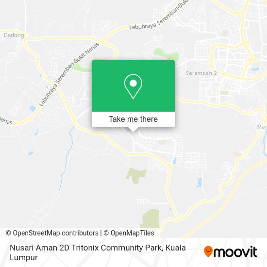 Nusari Aman 2D Tritonix Community Park map