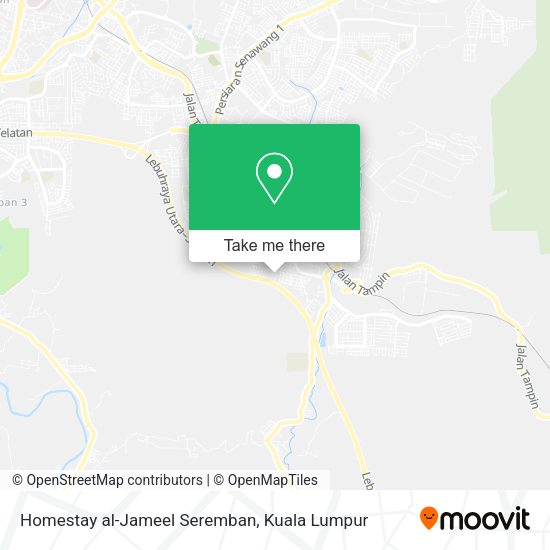 Homestay al-Jameel Seremban map