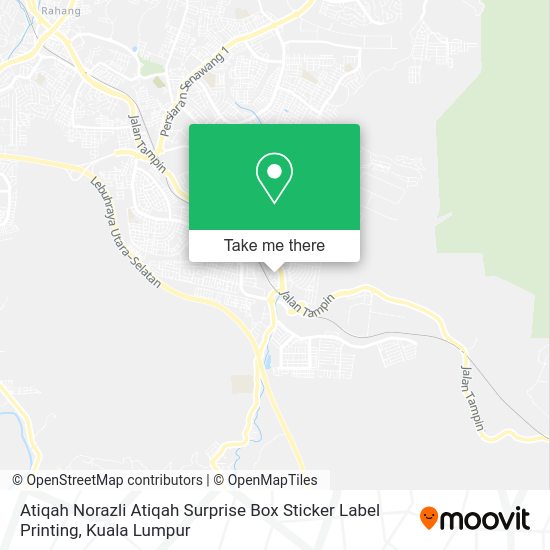 Peta Atiqah Norazli Atiqah Surprise Box Sticker Label Printing