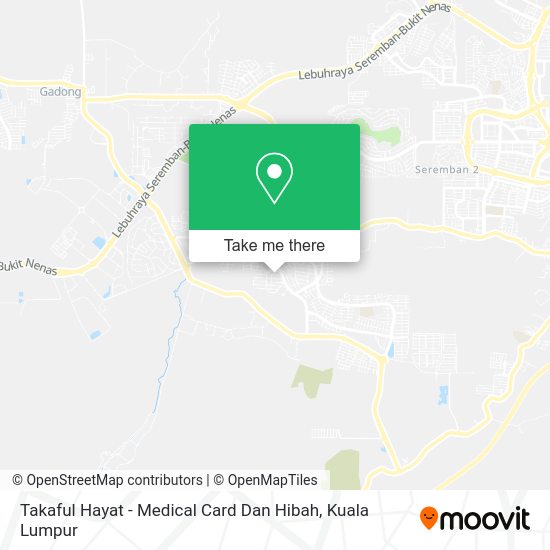 Takaful Hayat - Medical Card Dan Hibah map