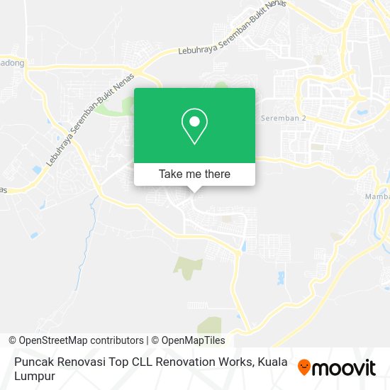 Peta Puncak Renovasi Top CLL Renovation Works