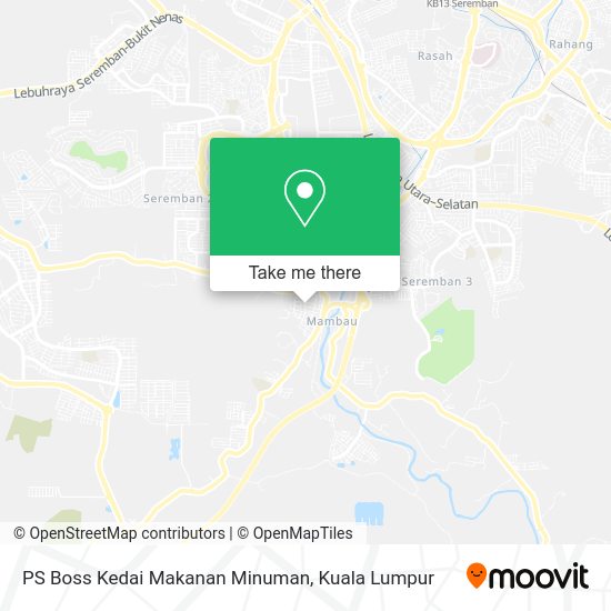 Peta PS Boss Kedai Makanan Minuman