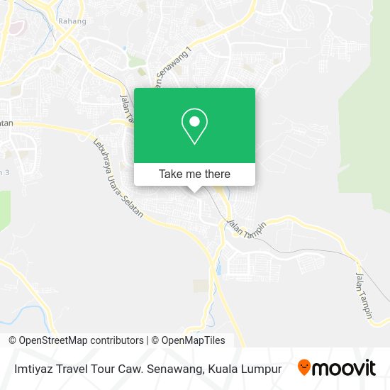 Imtiyaz Travel Tour Caw. Senawang map