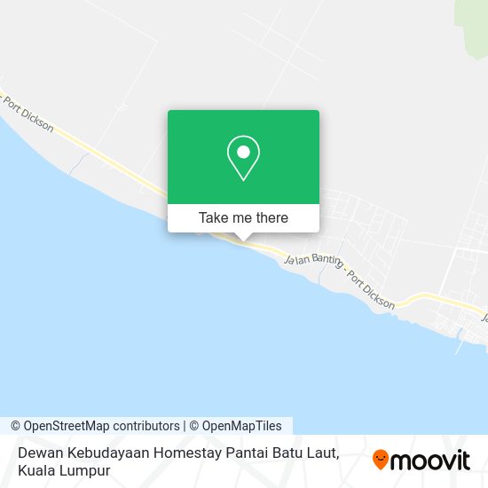 Dewan Kebudayaan Homestay Pantai Batu Laut map