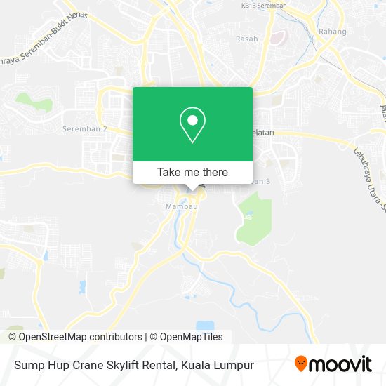Sump Hup Crane Skylift Rental map