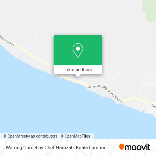 Peta Warung Comel by Chef Hamzah