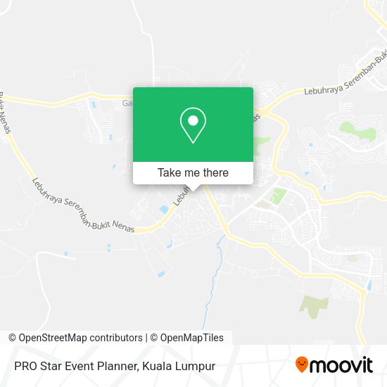PRO Star Event Planner map