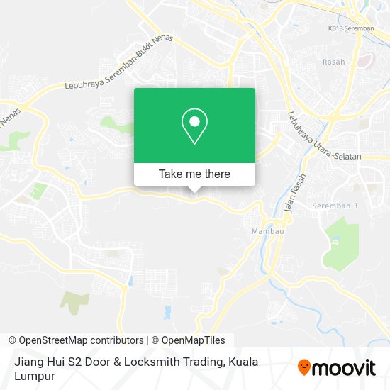 Peta Jiang Hui S2 Door & Locksmith Trading