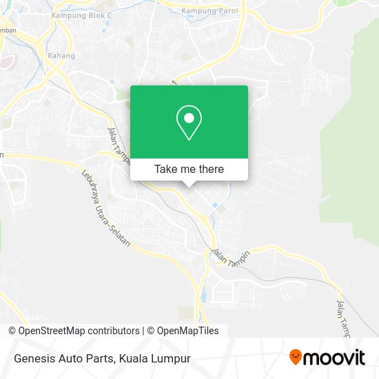 Genesis Auto Parts map