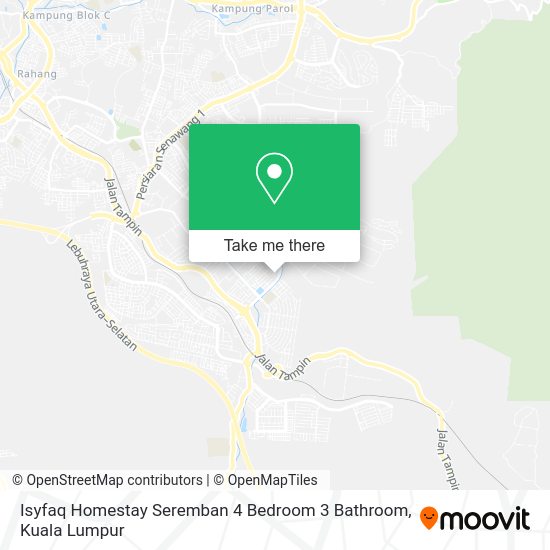Isyfaq Homestay Seremban 4 Bedroom 3 Bathroom map