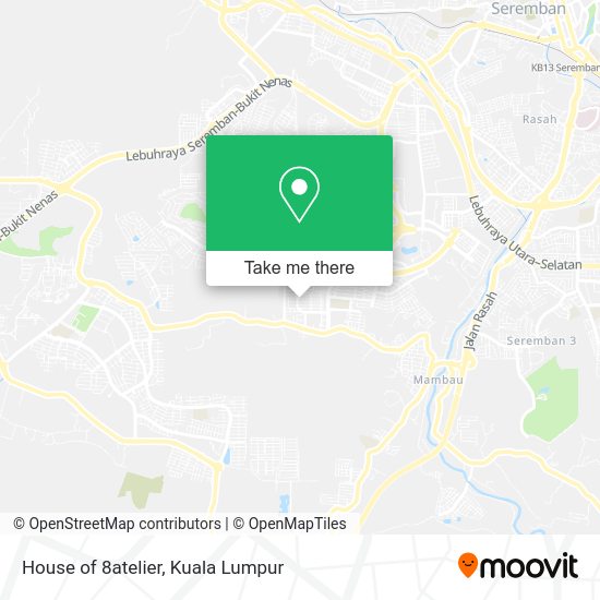 House of 8atelier map