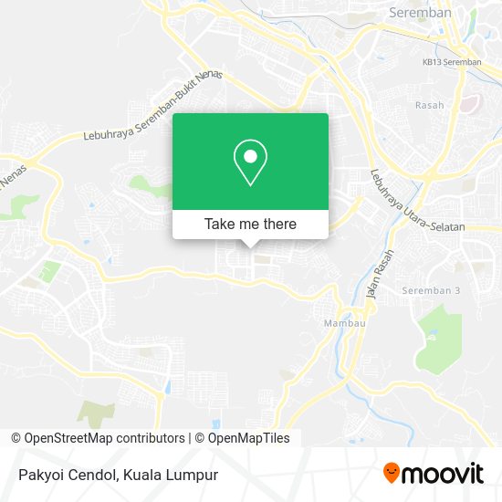 Pakyoi Cendol map