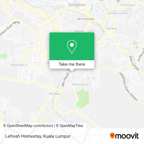 Lefresh Homestay map