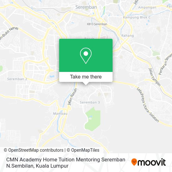 CMN Academy Home Tuition Mentoring Seremban N.Sembilan map