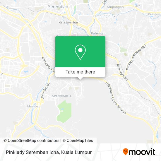Pinklady Seremban Icha map