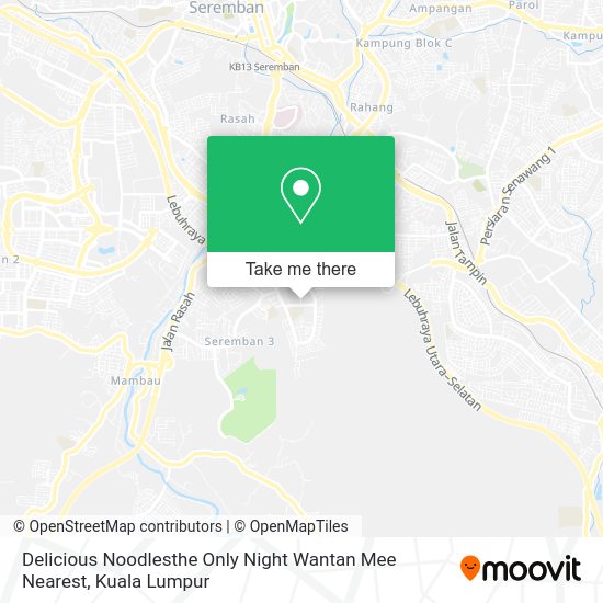 Delicious Noodlesthe Only Night Wantan Mee Nearest map