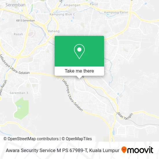 Awara Security Service M PS 67989-T map